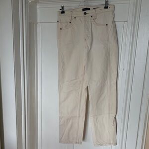 Banana Republic Men's Cream Straight Jeans